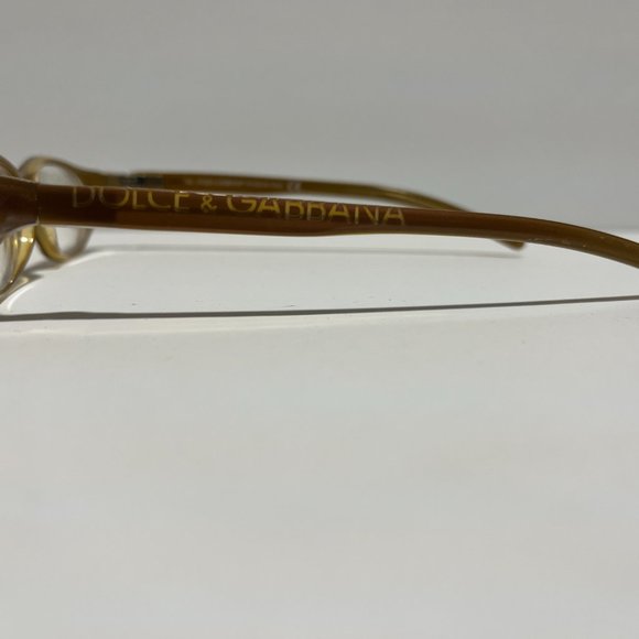 Frames Only Dolce Gabbana DG622 338 Copper Half Rim Eyeglass Frames 50-14-130 - Picture 8 of 13
